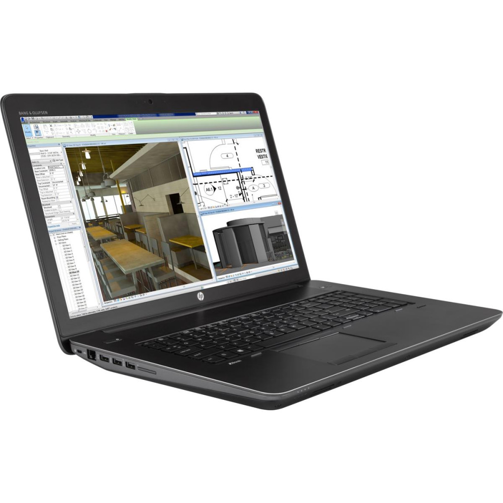 Zdjęcie produktu Laptop HP ZBook 17 G3 T7V63EA - i7-6700HQ/17,3" FHD/RAM 8GB/SSD 256GB/M3000M/Czarno-szary/Windows 7 Professional/3 lata DtD