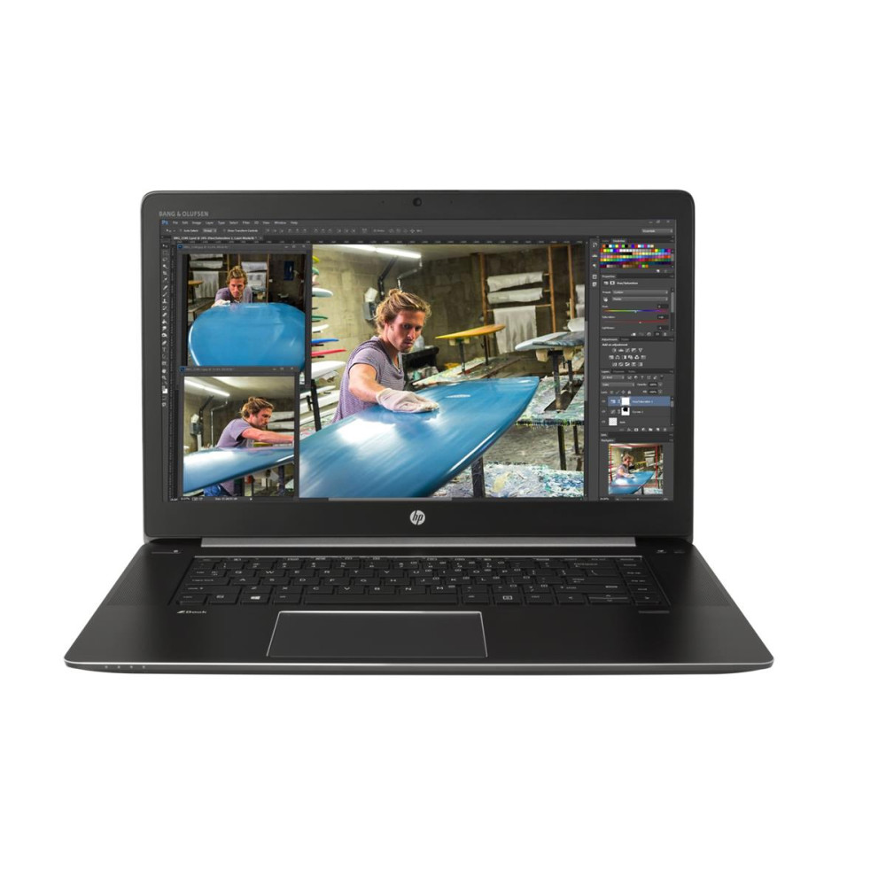 Zdjęcie produktu Laptop HP ZBook Studio G3 T7W05EA - Xeon E3-1505M v5/15,6" 4K IPS/RAM 16GB/SSD 512GB/M1000M/Czarno-szary/Win 7 Professional/3DtD