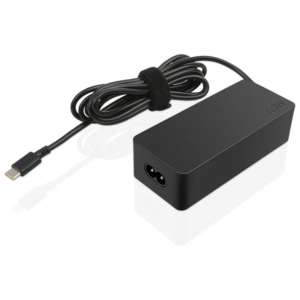 Zasilacz sieciowy do laptopa Lenovo ThinkPad 65 W AC Adapter GX20P92529 - USB-C, Czarny