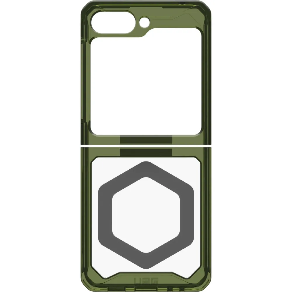 Etui ochronne na smartfon UAG Plyo Pro do Samsung Galaxy Flip 5 z modułem magnetycznym 21421411723A, Przezroczyste, Oliwkowe | S