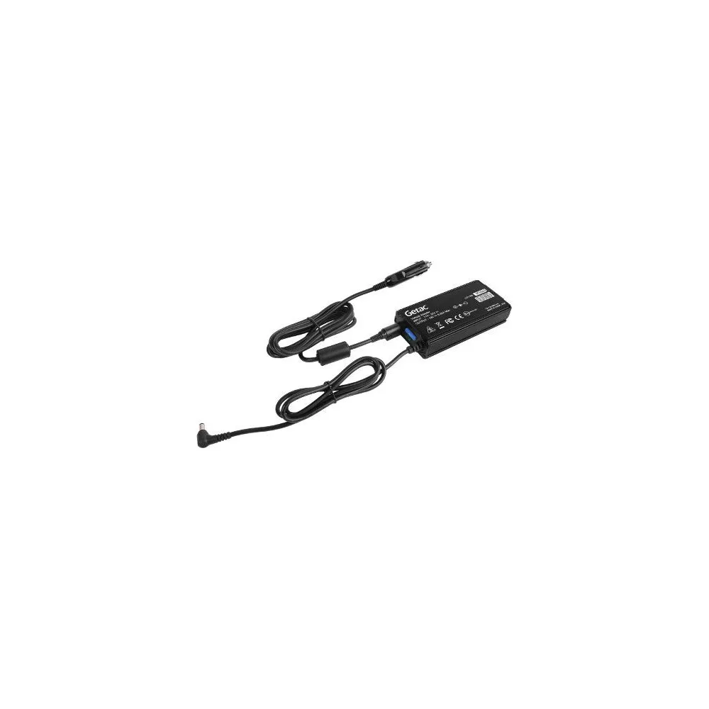 Zasilacz samochodowy do laptopa Getac 120W 11-16V, 22-32V DC Vehicle adapter GETAC-DCVA_GAD2X4 - Czarny