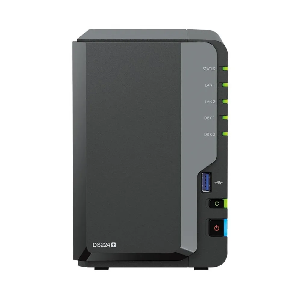 Serwer NAS Synology Desktop Plus DS2241Z, Tower, Intel Celeron J4125, 2GB RAM, 6TB, 2 wnęki, hot-swap | Sklep ITnes.pl, IT for B