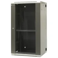 Szafa rack 19" 22U Emiter EM/AH6522, 600 x 550 x 1083mm, drzwi blacha-szkło, dwusekcyjna | Sklep ITnes.pl, IT for BUSINESS