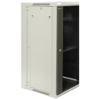 Szafa rack 19" 22U Emiter EM/AH6522, 600 x 550 x 1083mm, drzwi blacha-szkło, dwusekcyjna | Sklep ITnes.pl, IT for BUSINESS