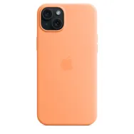 Etui silikonowe Apple Silicone Case z MagSafe MT173ZM/A do iPhone 15 Plus, Pomarańczowy sorbet | Sklep ITnes.pl, IT for BUSINESS