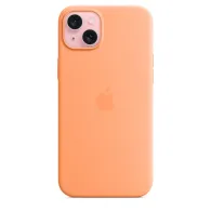 Etui silikonowe Apple Silicone Case z MagSafe MT173ZM/A do iPhone 15 Plus, Pomarańczowy sorbet | Sklep ITnes.pl, IT for BUSINESS