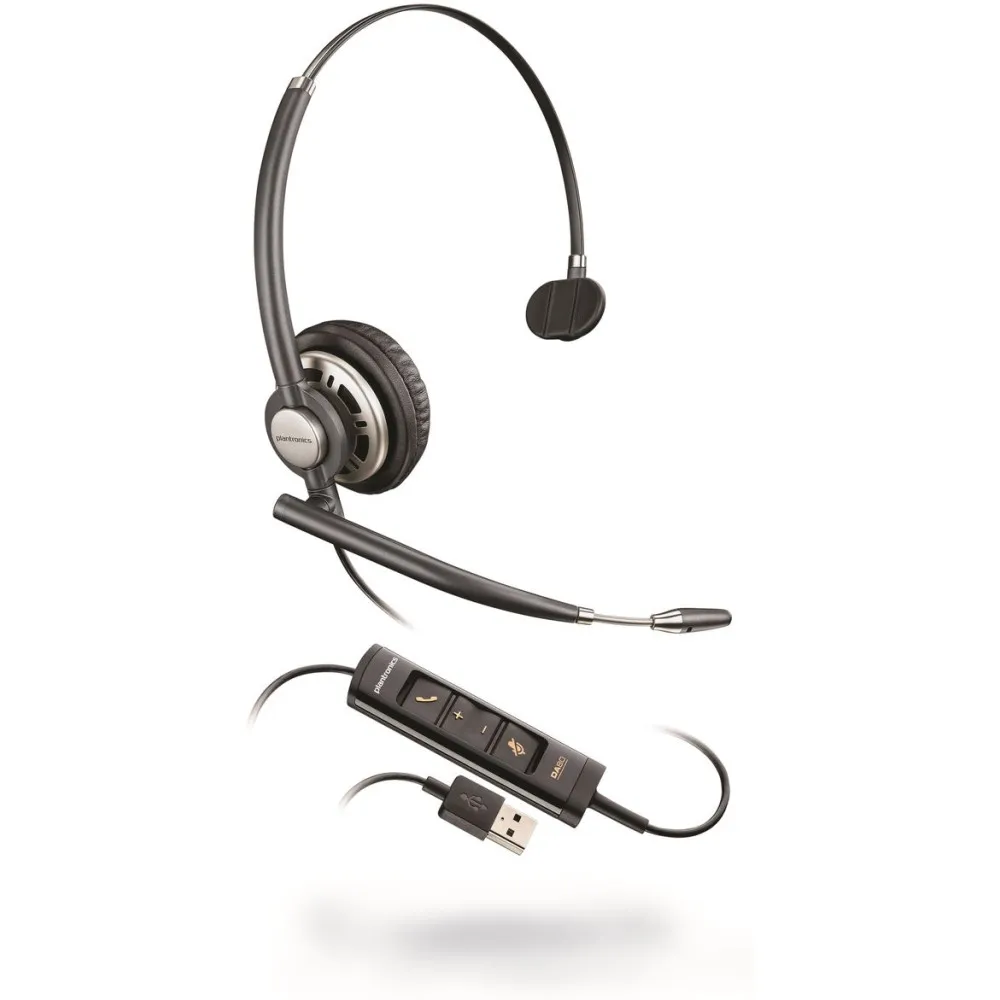Zestaw słuchawkowy Poly EncorePro 715 USB-A Monoaural Headset TAA 783N5AA - Czarne