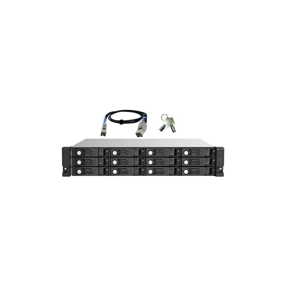 Moduł rozszerzający QNAP TL-R1220SEP-RP, 4x mini-SAS HD, Rack (2U), 12 wnęk, 2x 300W | Sklep ITnes.pl, IT for BUSINESS Moduł rozszerzający QNAP TL-R1220SEP-RP, 4x mini-SAS HD, Rack (2U), 12 wnęk, 2x 300W | Sklep ITnes.pl, IT for BUSINESS