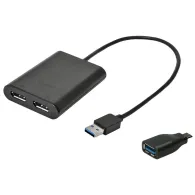 Adapter i-tec USB 3.0, USB-C Dual 4K DP U3DUAL4KDP - zdjęcie poglądowe 1