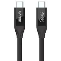 Kabel Unitek USB-C USB-C 4.0 PD 100W 40 Gbps 8K M/M C14100BK-0.8M, 80 cm, Czarny | Sklep ITnes.pl, IT for BUSINESS