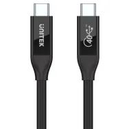 Kabel Unitek USB-C USB-C 4.0 PD 100W 40 Gbps 8K M/M C14100BK-0.8M, 80 cm, Czarny | Sklep ITnes.pl, IT for BUSINESS