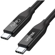 Kabel Unitek USB-C USB-C 4.0 PD 100W 40 Gbps 8K M/M C14100BK-0.8M, 80 cm, Czarny | Sklep ITnes.pl, IT for BUSINESS