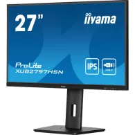 Monitor iiyama ProLite XUB2797HSN-B2, 27", 1920x1080 (FHD), 100Hz, IPS, 1 ms, pivot, USB-C, Czarny | Sklep ITnes.pl, IT for BUSI