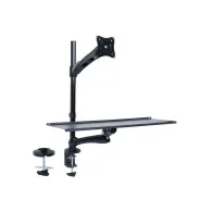 Uchwyt biurkowy na monitor i klawiaturę Maclean 13-27" 9 kg MC-681 - Czarny | Sklep ITnes.pl - IT for BUSINESS