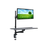 Uchwyt biurkowy na monitor i klawiaturę Maclean 13-27" 9 kg MC-681 - Czarny | Sklep ITnes.pl - IT for BUSINESS