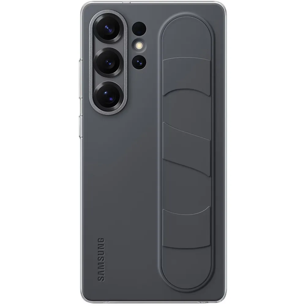 Etui na smartfon Samsung Standing Grip Case do Galaxy S25 Ultra EF-GS938CBEGWW, Czarne | Sklep ITnes.pl, IT for BUSINESS