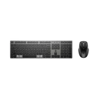 Zestaw bezprzewodowy klawiatura i mysz HP 720 Multi-Device Rechargeable Wireless Keyboard and Mouse Combo 9T5A9AA - Czarny