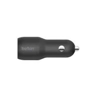 Ładowarka samochodowa Belkin Dual 12W USB-A CCB001BTBK - Czarna | Sklep ITnes.pl - IT for BUSINESS
