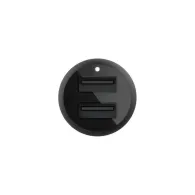 Ładowarka samochodowa Belkin Dual 12W USB-A CCB001BTBK - Czarna | Sklep ITnes.pl - IT for BUSINESS