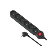Listwa zasilająca Maclean Energy 5-outlet with switch 2300W MCE188 - 5 gniazd, 5 m, Czarna | Sklep ITnes.pl - IT for BUSINESS