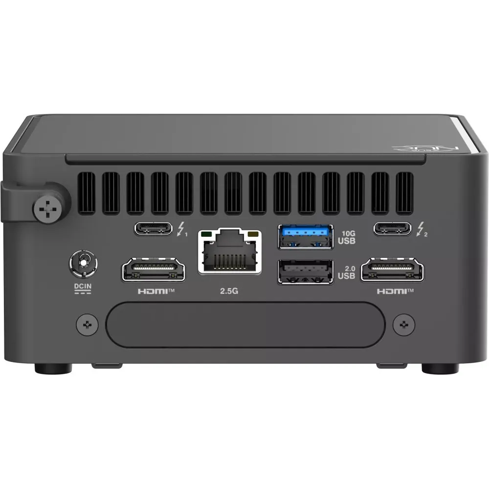 Zdjęcie produktu Komputer ASUS NUC 15 Pro Kit Tall 90AR00Q2-M000506N8 - Mini Desktop/Core Ultra 5 225H/RAM 16GB/SSD 4TB + SSD 1TB/WiFi/3 lata CI