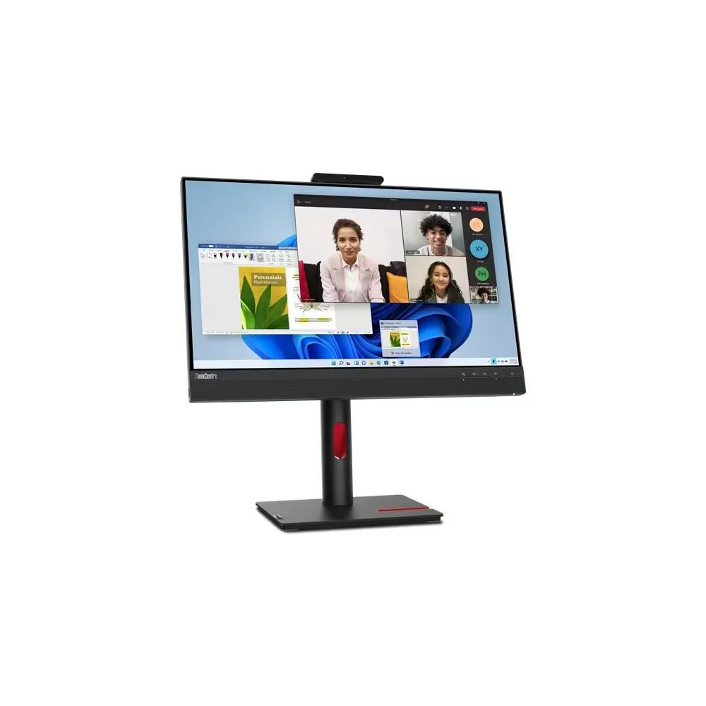 Monitor Lenovo ThinkCentre Tiny-In-One 24 Gen 5 12NAGAT1EU - 23,8"/1920x1080 (Full HD)/60Hz/IPS/6,000 ms/pivot/kamera/Czarny - zdjęcie