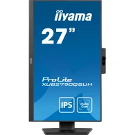 Monitor iiyama ProLite XUB2790QSUH-B1, 27", 2560x1440 (QHD), 100Hz, IPS, 0,400 ms, pivot, kamera, USB-C, Czarny | Sklep ITnes.pl