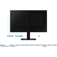 Monitor Samsung ViewFinity S6 S60UD LS27D600UAUXEN, 27", 2560x1440 (QHD), 100Hz, IPS, FreeSync, HDR, 5 ms, pivot, USB-C, Czarny 