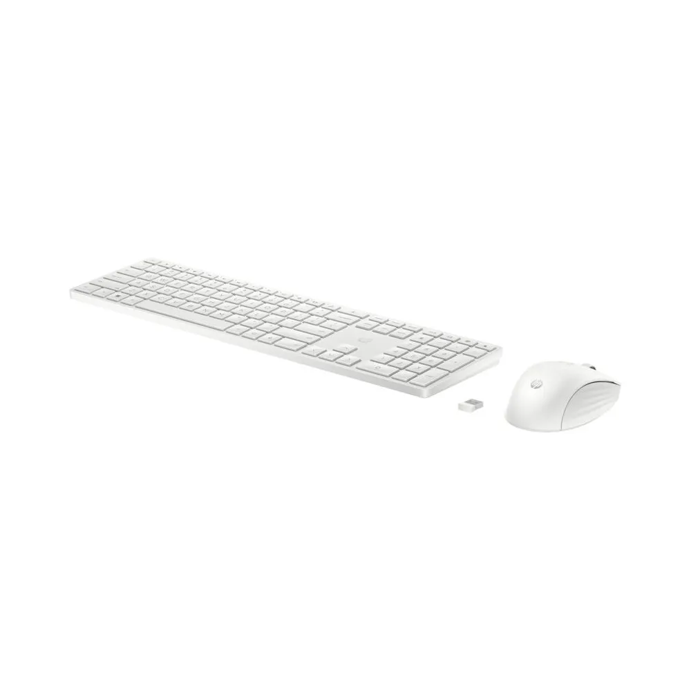 Zestaw klawiatury i myszy HP 655 Wireless Keyboard and Mouse Combo 860P8AA - Biały