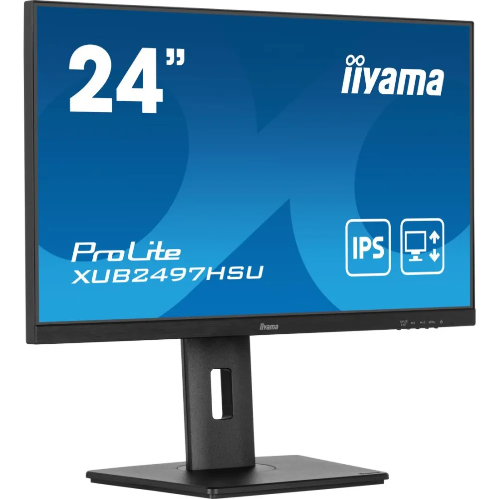 Monitor iiyama ProLite XUB2497HSU-B1 - 23,8"/1920x1080 (Full HD)/110Hz/IPS/1 ms/pivot/Czarny - zdjęcie