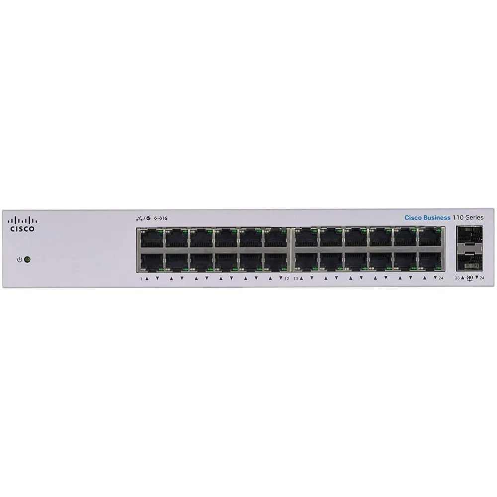 Switch niezarządzalny Cisco CBS110-24T-EU, 24x 10|100|1000Mbps, 2x 1000Mbps SFP | Sklep ITnes.pl, IT for BUSINESS