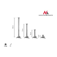 Uchwyt sufitowy do projektora Maclean MC-517S | Sklep ITnes.pl - IT for BUSINESS