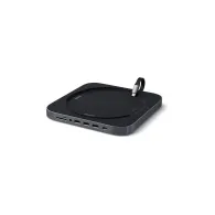 Replikator portów USB-C Satechi Aluminum Hub do Mac Mini ST-ABHFM - USB-C, 3x USB-A, microSD i SD, Audio, Szary