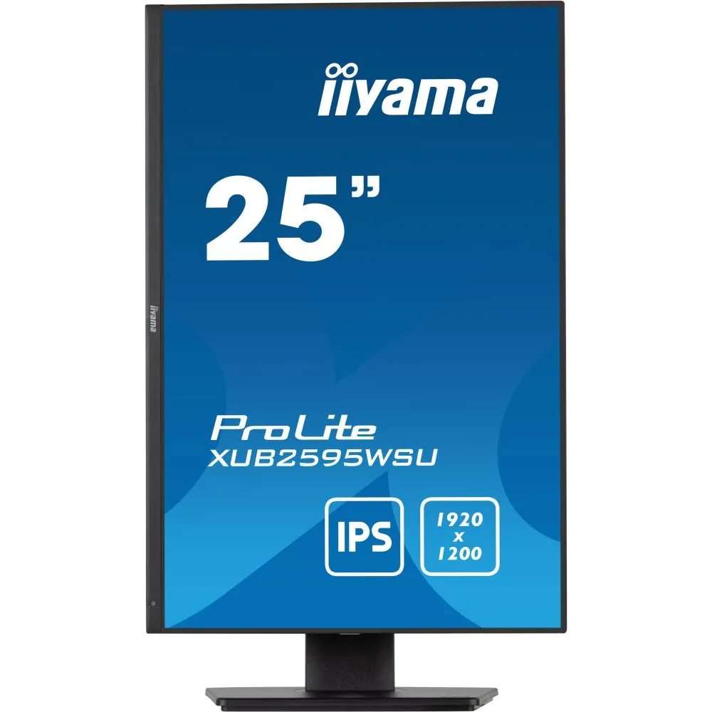 Monitor iiyama ProLite XUB2595WSU-B5 - 25"/1920x1200 (WUXGA)/16:10/IPS/FreeSync/4 ms/pivot/Czarny - zdjęcie