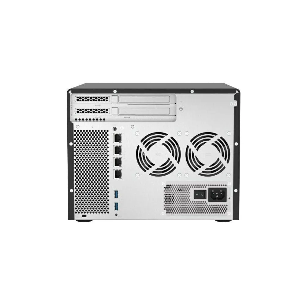 Serwer NAS QNAP Tower TS-H886-D1622-VG8 - Tower/Intel Xeon D-1622/16 GB RAM/41 TB/8 wnęk/hot-swap/3 lata Carry-in - zdjęcie