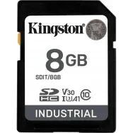 Karta pamięci Kingston SD Industrial 8GB SDIT/8GB - SDHC, Class 10, UHS-I, V30