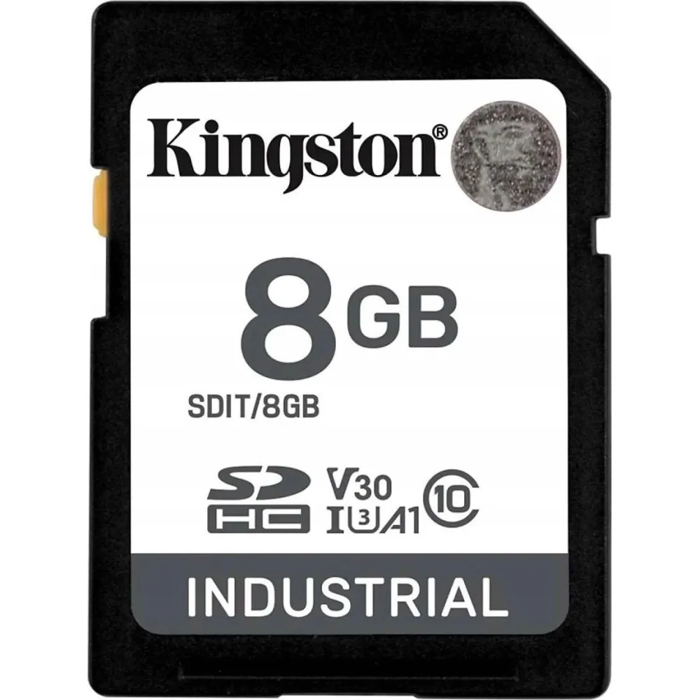Karta pamięci Kingston SD Industrial 8GB SDIT/8GB - SDHC, Class 10, UHS-I, V30
