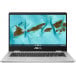 Laptop ASUS Chromebook C424 C424MA-EB0138 - Celeron N4120/14" Full HD/RAM 4GB/eMMC 128GB/Srebrny/ChromeOS/3 lata On-Site