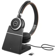 Słuchawki bezprzewodowe nauszne Jabra Evolve 65 SE Link 380a MS Stereo Stand 6599-833-399 - Czarne | Sklep ITnes.pl - IT for BUS