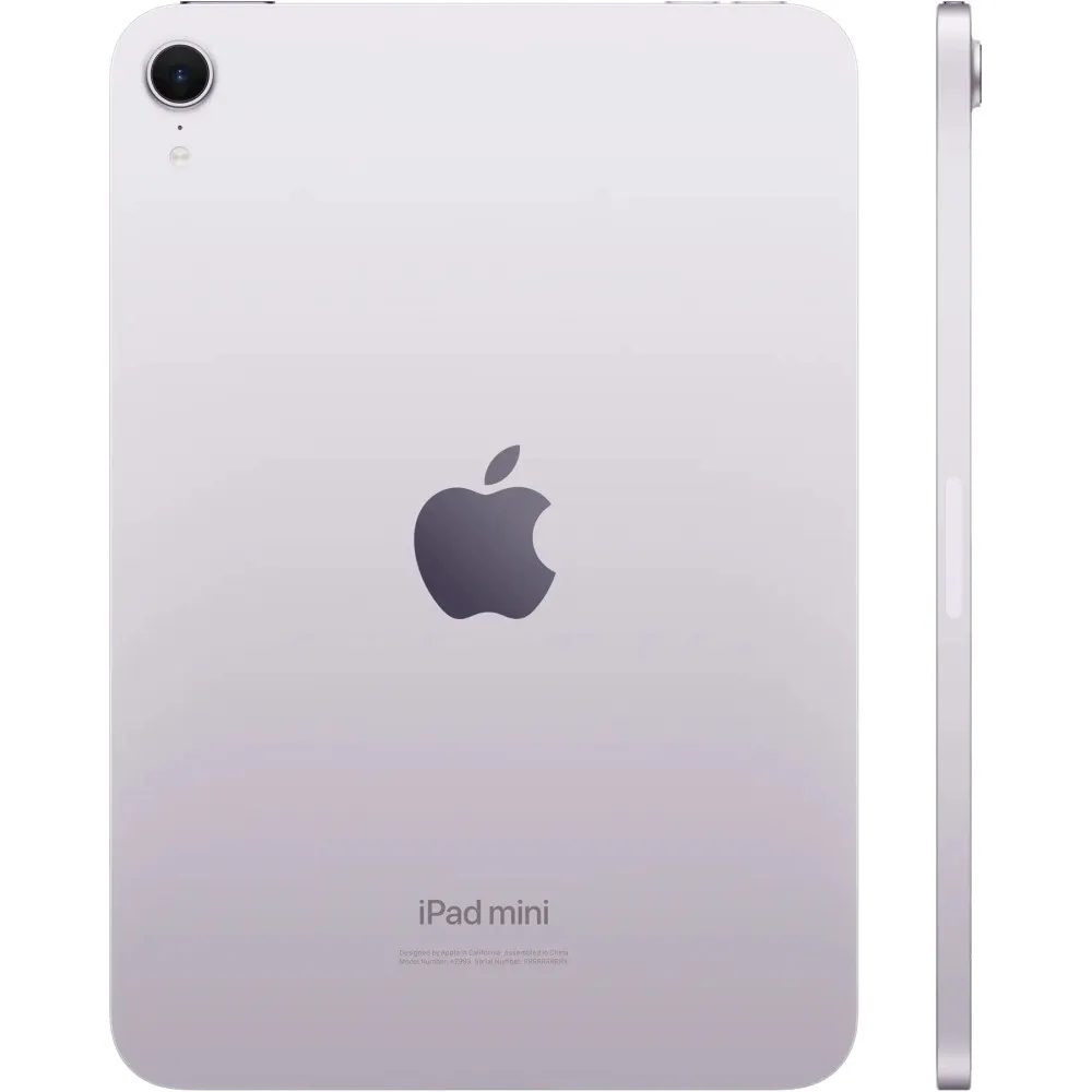 Tablet Apple iPad mini 7 (2024) MXNE3HC/A - A17 Pro/8,3" 2266x1488/256GB/RAM 8GB/Fioletowy/Kamera 12+12Mpix/iPadOS/1 rok CI - zdjęcie
