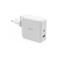 Ładowarka sieciowa i-tec USB-C Travel Charger 60W + USB-A Port 18W CHARGER-C60WT - 2 porty, Biała | Sklep ITnes.pl - IT for BUSI