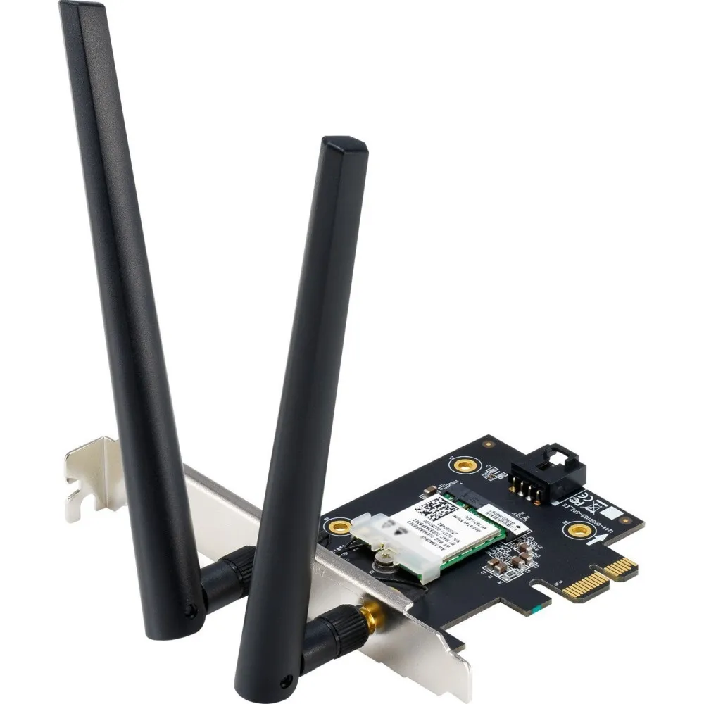 Karta sieciowa Wi-Fi ASUS PCE-AXE5400 AXE5400 Tri Band 90IG07I0-ME0B10, PCI-E, WiFi 6E (802.11ax), Bluetooth 5.2 | Sklep ITnes.p