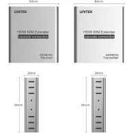 Adapter Unitek V1164A HDMI Extender Over Ethernet, Cat.6 RJ45 LAN 60m, HDMI 2.0 | Sklep ITnes.pl, IT for BUSINESS