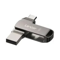 Pendrive Lexar 256GB JumpDrive Dual Drive D400 LJDD400256G-BNQNG - USB 3.1, 130MB|s, Szary