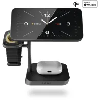 Ładowarka bezprzewodowa Zens Office Charger Pro 3 ZEDC25B/00 - Qi2 25W do 3 urządzeń, MagSafe, Czarna