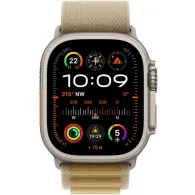 Smartwatch Apple Watch Ultra 2 MX4F3WB/A - 49 mm GPS + Cellular naturalny tytan z opaską Alpine w kolorze beżowym, rozm. M
