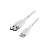 Kabel Belkin USB-A, USB-C CAB002BT3MWH - zdjęcie poglądowe 1