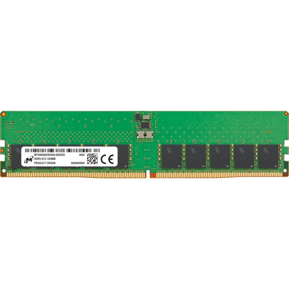 Pamięć RAM 1x32GB UDIMM DDR5 Micron MTC20C2085S1EC48BA1R, 4800MHz, CL40, Non-ECC, 1,1 V | Sklep ITnes.pl, IT for BUSINESS