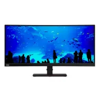 Monitor Lenovo ThinkVision T34w-20 61F3GAT1EU, 34", 3440x1440 (UWQHD), 60Hz, 21:9, zakrzywiony, VA, 4 ms, USB-C, Czarny | Sklep 