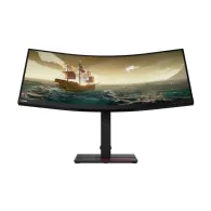 Monitor Lenovo ThinkVision T34w-20 61F3GAT1EU, 34", 3440x1440 (UWQHD), 60Hz, 21:9, zakrzywiony, VA, 4 ms, USB-C, Czarny | Sklep 